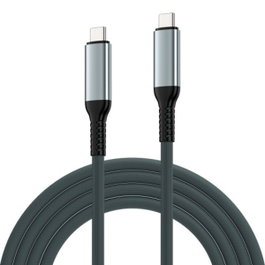 Ewent EC1071 Câble USB 4 Gen3 USB-C vers USB-C, 1m, Noir et blanc