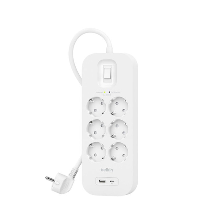 Protection contre les surtensions Belkin SRB002VF2M Blanc Protection contre les surtensions Belkin SRB002VF2M Blanc