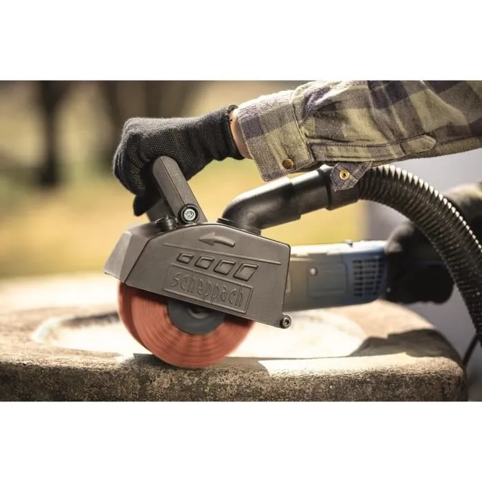 Scheppach Brosse en Nylon pour Surfaceuse et Rénovateur MRS1300 - Dégraissage et Nettoyage Abrasif sur Bois, Pierre, Métal