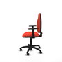 PIQUERAS Y CRESPO Chaise de bureau Algarra, tissu orange foncé, mécanisme Contact permanent