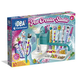 Clementoni - Laboratoire de Stylos - Kit Créatif avec Embudo, Pinces et Outils de Précision - Jeu Éducatif pour Enfants dès 7 Ans