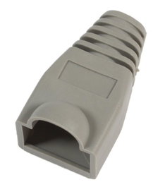 MicroConnect Manchon de protection contre les contraintes pour RJ45, Gris, 50 pièces
