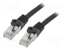 GEMBIRD Cordon de raccordement Cat 6a S/FTP RJ45 3m noir