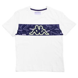T shirt à manches courtes Enfant Kappa Skoto Kid Boy Blanc M