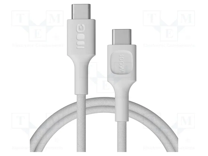 GREEN CELL Câble USB 2.0 vers USB C de deux côtés, 1,2m, blanc GREEN CELL Câble USB 2.0 vers USB C de deux côtés, 1,2m, blanc