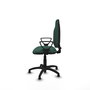 PIQUERAS Y CRESPO Chaise de bureau Algarra Vert bouteille avec mécanisme de contact permanent