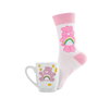 PYRAMID Set de Tasse et Chaussettes Ours Amoureux - Tasse Céramique 315ml (Micro-ondes/Lave-vaisselle) - Chaussettes Taille 36-41