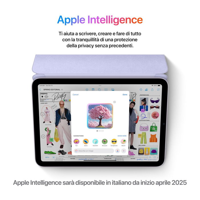 Tablette Apple IPAD MINI 7 8,3" Hexa Core 8 GB RAM 128 GB Gris