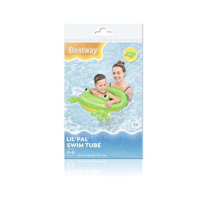 Bestway 36464 Flotteur Gonflable Animaux Coloris Assortis 64x60/68x66/73,5x66 cm 3-6 Ans Piscine Plage