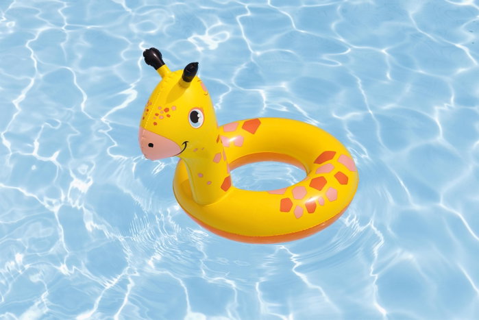 Bestway 36464 Flotteur Gonflable Animaux Coloris Assortis 64x60/68x66/73,5x66 cm 3-6 Ans Piscine Plage