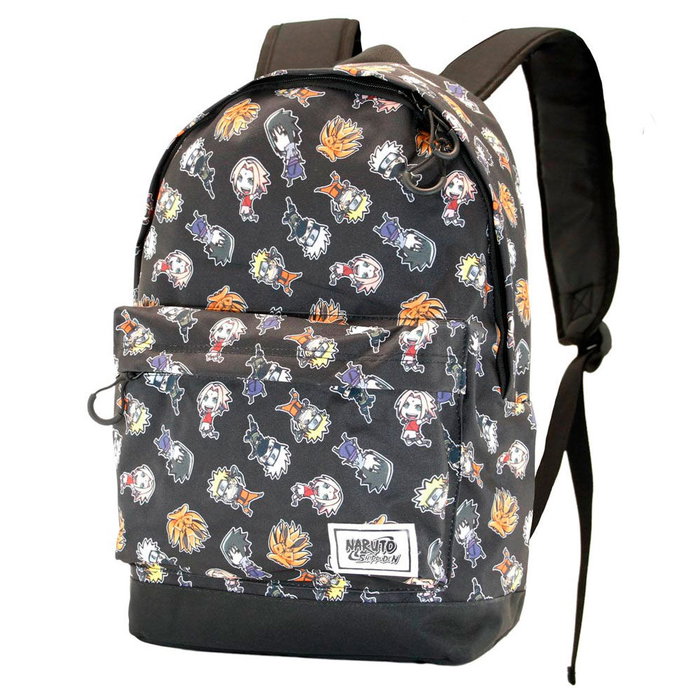 KARACTERMANIA Sac à dos urbain Naruto Shippuden - 41 cm - Léger, compartiment unique, sangles réglables, poche frontale et sangles de trolley KARACTERMANIA Sac à dos urbain Naruto Shippuden - 41 cm - Léger, compartiment unique, sangles réglables, poche frontale et sangles de trolley
