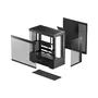 Deepcool CH690 Digital - Boîtier PC Moyen Tour ATX Noir - Avec Affichage Digital, 3 Panneaux en Verre Trempé (Façade, Côté, Arrière), Ports USB 3.0 et Type-C, Sans Alimentation