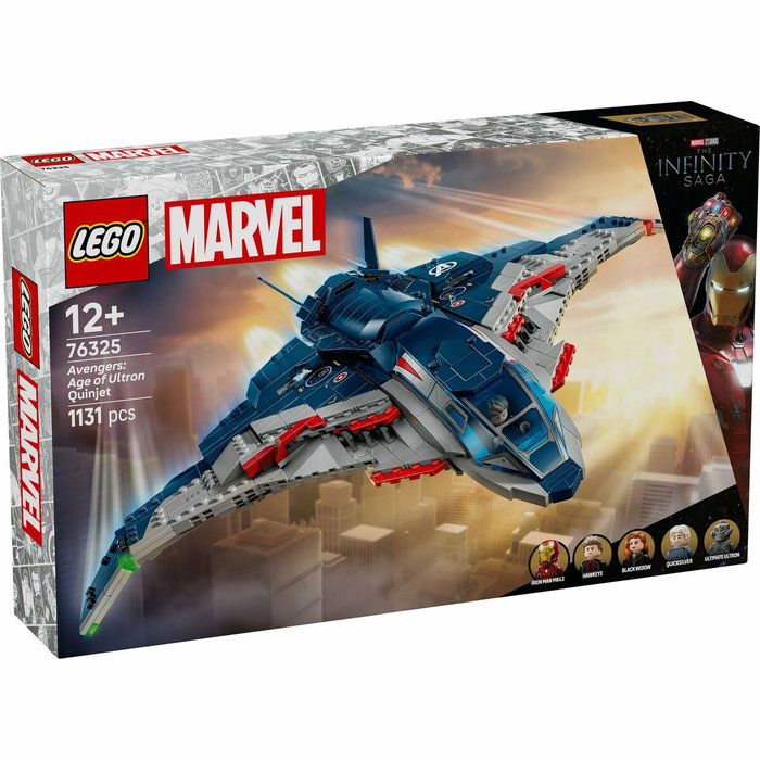 LEGO Marvel 76325 Quinjet d'Avengers : L'ère d'Ultron, 1131 pièces LEGO Marvel 76325 Quinjet d'Avengers : L'ère d'Ultron, 1131 pièces