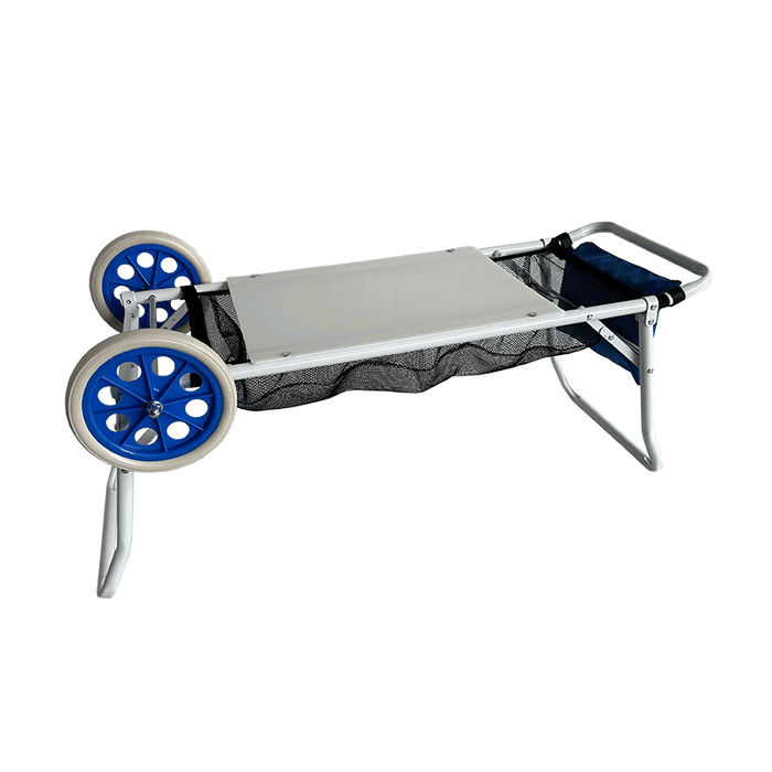 Marbueno 10362 Chariot Portable Convertible en Acier pour Camping et Plage 108x51x51 cm
