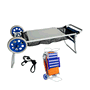 Marbueno 10362 Chariot Portable Convertible en Acier pour Camping et Plage 108x51x51 cm