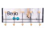 BERILO Porte-perches 10 cintres Noir-Bois