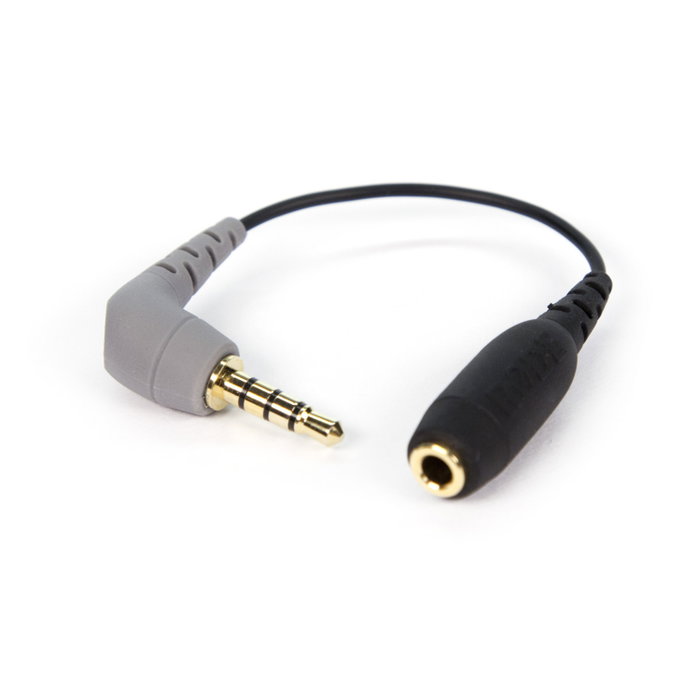Rode SC4 Adaptateur blindé 3.5mm TRRS pour microphone vers smartphone et tablette iOS Android Rode SC4 Adaptateur blindé 3.5mm TRRS pour microphone vers smartphone et tablette iOS Android