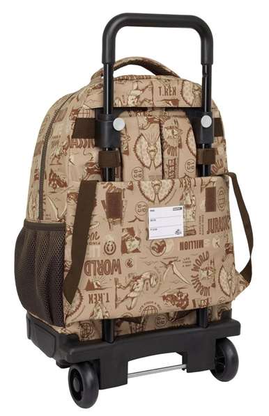 Safta Mochila Jurassic World - Sac à dos grande capacité avec roues, format compact et extension simple, dimensions 33x45x22 cm Safta Mochila Jurassic World - Sac à dos grande capacité avec roues, format compact et extension simple, dimensions 33x45x22 cm