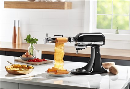 Kitchenaid 5KSMSCA Couteau à légumes pour robot multifonction - Compatible tous modèles - 2 lames acier inoxydable