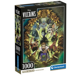 CLEMENTONI Puzzle Villaines Disney 1000 pièces