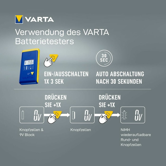Batteries Varta LR44