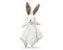 KioKids Doudou Lapin en Coton Écologique - Collection Cotton Friends - Peluche Douce pour Bébé dès 2 Mois, Oreilles Longues, Beige, Remplissage Polyester, Lavable 30°C