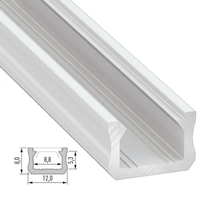 Profil Aluminium Tipo X 2.02M