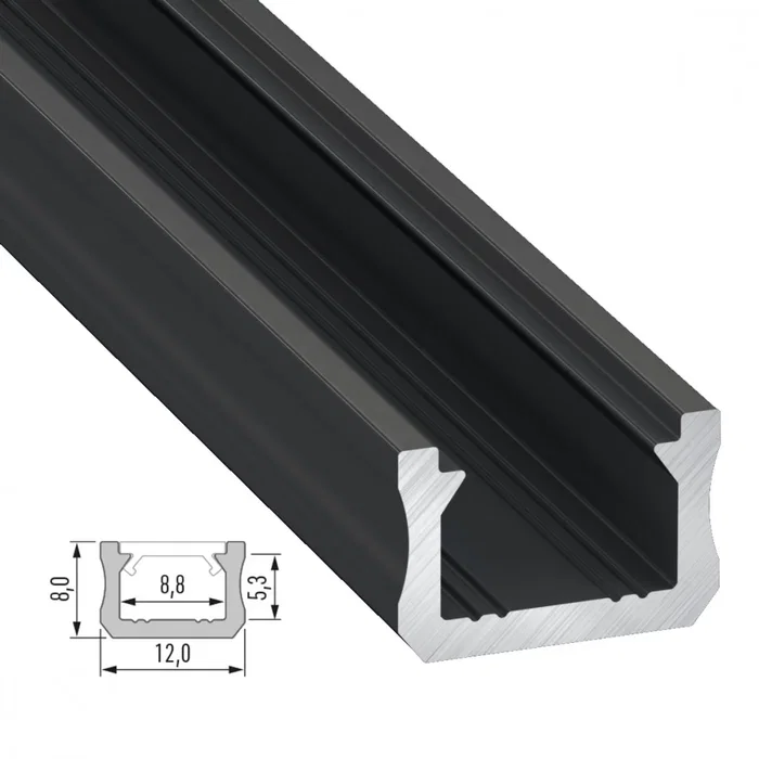 Profil Aluminium Tipo X 2.02M