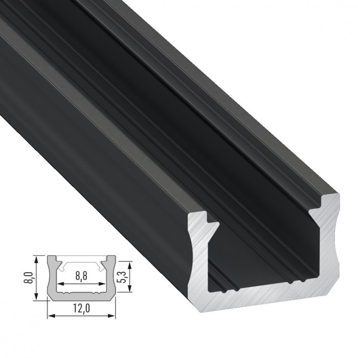 Profil Aluminium Type X Brut 2,02M