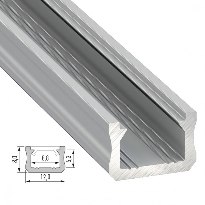 Profil Aluminium Type X Brut 2,02M