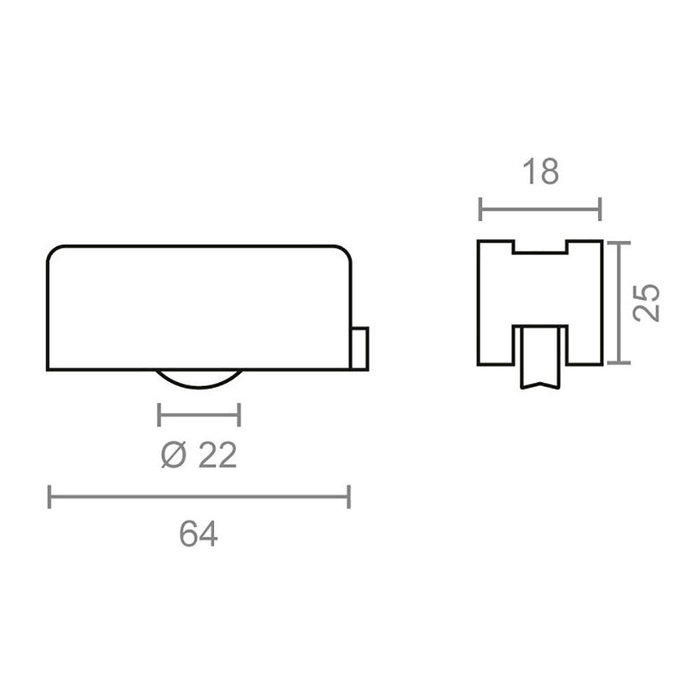 Roulement EDM 85468 Alugom 400 rd20 Nylon 64 x 25 mm (2 Unités) Roulement EDM 85468 Alugom 400 rd20 Nylon 64 x 25 mm (2 Unités)