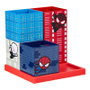 Paladone Organiseur de Bureau Spider-Man avec Blocs Modulaires et Taille-Crayon Rotatif