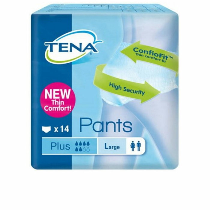 Tena PANTS PLUS Culottes d'incontinence grande taille, 14 unités Tena PANTS PLUS Culottes d'incontinence grande taille, 14 unités
