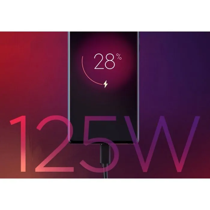 Motorola Chargeur TurboPower 125W PG38C06280 - Charge Rapide USB-C vers USB-C - Câble 1m - Noir