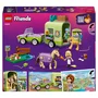 LEGO Friends 42695 - Jeu de Construction La Remorque du Cheval et du Poulain - Avec Voiture, Cheval, Poulain et Mini-Poupées - À Partir de 7 Ans