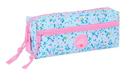 Safta Portatodo Triple Paraíso Petite Boîte de Rangement 3 Compartiments 22 x 8.5 x 6 cm, Pour Enfants à Partir de 3 Ans, Multicolore