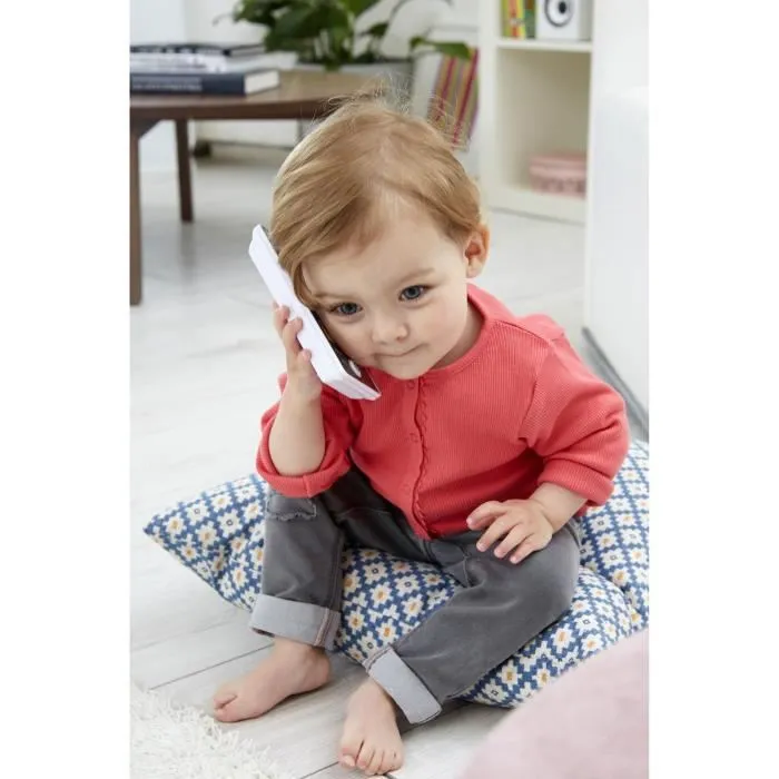 KD Mon Touch Phone - Téléphone Jouet d'Apprentissage Ludique pour Enfants avec Modes de Jeu Interactifs - Smartphone Ultra Réaliste