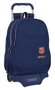 Safta Moch 665+Carro 905 F.C.Barcelona Deuxième Equipement Sac à Dos avec Roulettes 32x44x16 cm pour Enfants 3 ans et Plus