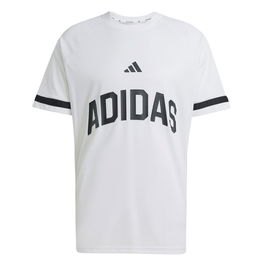 T-shirt à manches courtes homme Adidas Us Sport Blanc 15-16 Ans