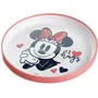Thermobaby - Coffret repas 3 pièces Disney Baby Minnie - Bol, assiette et gobelet passant au micro-ondes - Pour bébé dès 10 mois