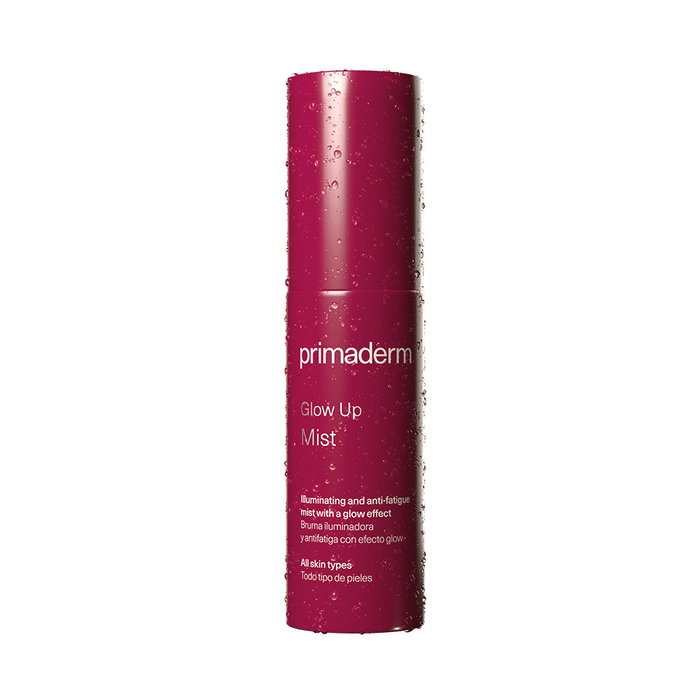 Primaderm Glow Up Mist - Brume éclat anti-fatigue, effet glow, hydratation et fixation maquillage, 50 ml