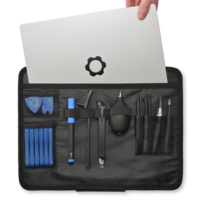 iFixit RBT - Boîte à outils professionnelle de réparation 2023 complète avec sac messager, kit Pro Tech, pince Anti-Clamp, FixMat et accessoires iFixit RBT - Boîte à outils professionnelle de réparation 2023 complète avec sac messager, kit Pro Tech, pince Anti-Clamp, FixMat et accessoires