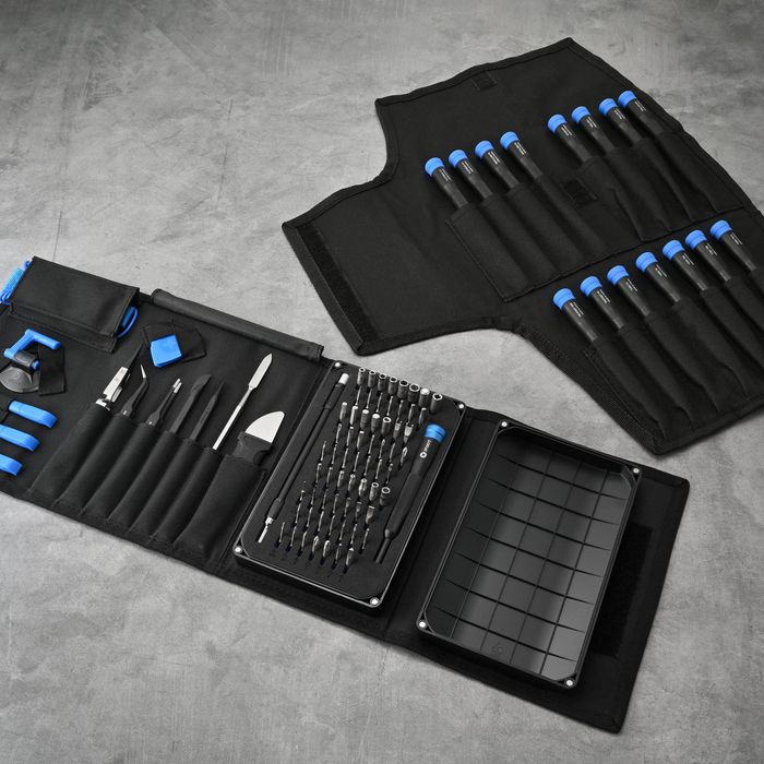 iFixit RBT - Boîte à outils professionnelle de réparation 2023 complète avec sac messager, kit Pro Tech, pince Anti-Clamp, FixMat et accessoires iFixit RBT - Boîte à outils professionnelle de réparation 2023 complète avec sac messager, kit Pro Tech, pince Anti-Clamp, FixMat et accessoires