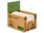 Kinvara Set de 6 assiettes plates biodégradables blanc 25,4 x 3 cm papier compostable (Set de 64)