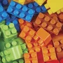 ECOIFFIER Abrick 1445 - Baril de rangement Jungle 70 pièces - Jeu de construction avec animaux (girafe, singe, crocodile) - Pour enfant dès 18 mois