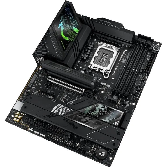 ASUS ROG STRIX Z890-F GAMING WiFi Carte mère ATX Intel Z890 LGA 1851, Wi-Fi 7, DDR5, 2.5 Gigabit Ethernet, Compatible Intel Core Ultra Série 2 ASUS ROG STRIX Z890-F GAMING WiFi Carte mère ATX Intel Z890 LGA 1851, Wi-Fi 7, DDR5, 2.5 Gigabit Ethernet, Compatible Intel Core Ultra Série 2