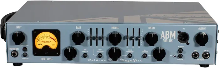 ASHDOWN ABM 300 EVO IV - Ampli Basse 300W avec EQ 9 Bandes et Vumètre - Fabriqué au Royaume-Uni