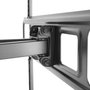 Ewent EW1526 Support Mural Multidirectionnel TV 37-70 Pouces VESA 75x75 à 600x400 Inclinable Rotatif