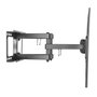 Ewent EW1526 Support Mural Multidirectionnel TV 37-70 Pouces VESA 75x75 à 600x400 Inclinable Rotatif