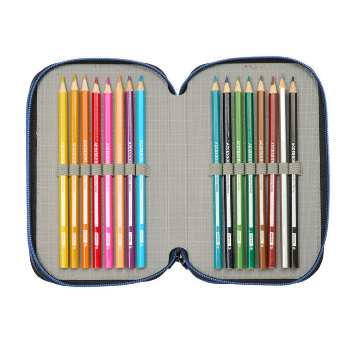 Safta Plumier Triple 37 Pcs 12,5x19,5x5,5Cm